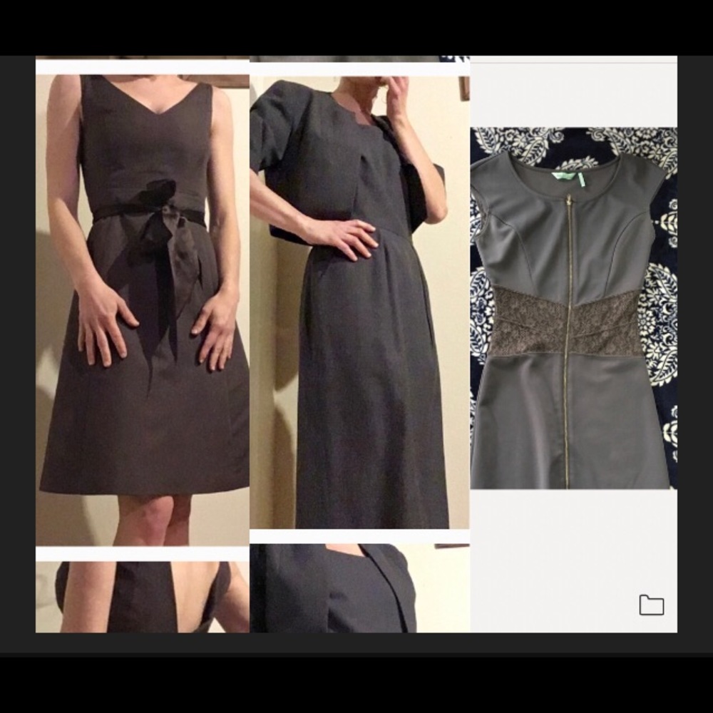 3Dresses: JCrew, Calvin Klein, and Slimfabulous